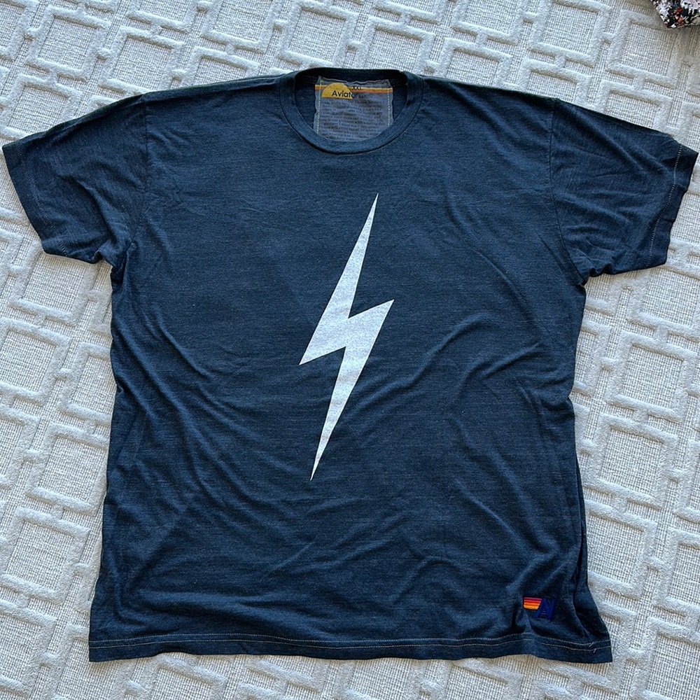 Aviator Nation Bolt Graphic Tee T-Shirt Sixe XXL